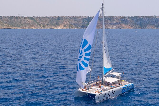 Catamaran sailing in Mallorca through the Bay of Palma with BBQ - BBQ lunch served from the boat