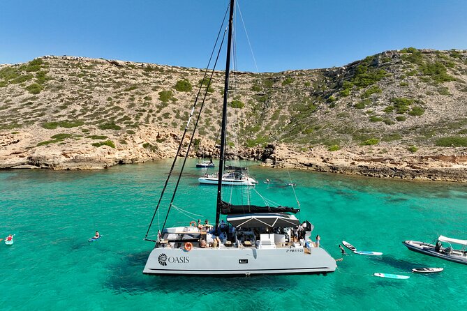 Catamaran Sailing in Palma Mallorca includes Aperitif and BBQ - The aperitif at La Cueva Verda