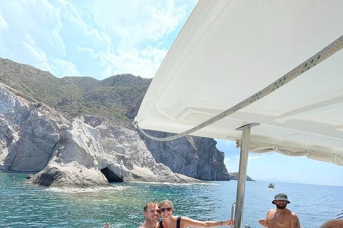 Catamaran Semi Cruise Paros Antiparos includes Food and Drinks - Despotiko, a quiet island stop