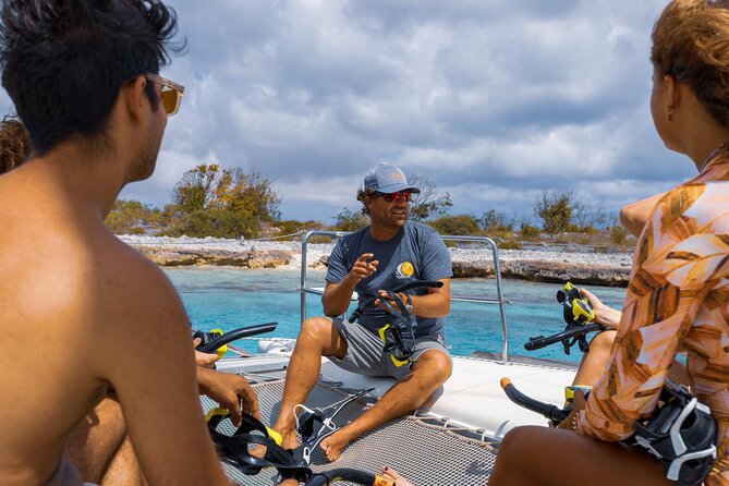 Catamaran Snorkel & BBQ Sail (cruise friendly) - The snorkeling stop in Bonaire Marine Park