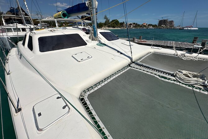 Catamaran to Isla Mujeres – Kids Go Free! (Only Pay Dock Fee) - The return ride and party atmosphere