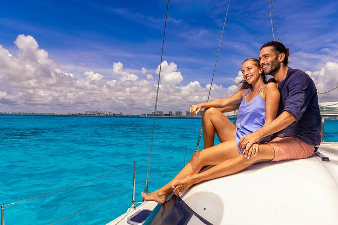 CATAMARAN to Isla Mujeres, Snorkel & Beach Club by Xcaret - Zaza Yacht and Beach Club on Isla Mujeres