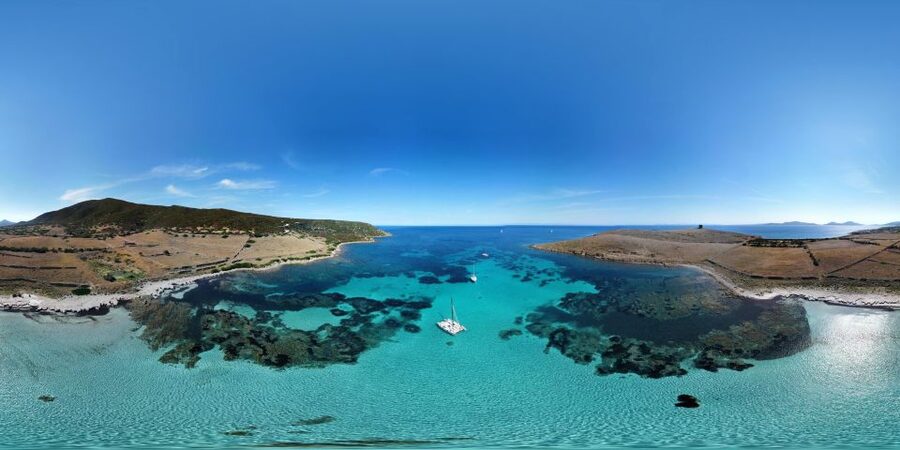 Catamaran tour Asinara island national park Buriana Charter - Weather can shape the route