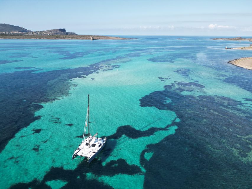 Catamaran tour Asinara island national park Buriana Charter - Meeting AQUA near La Pelosa Beach