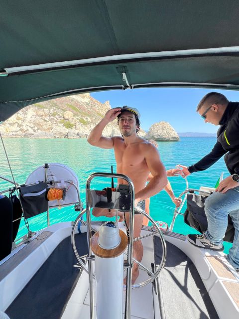 Catamaran tour, swimming, snorkeling, and a Prosecco toast - The catamaran and the short safety briefing