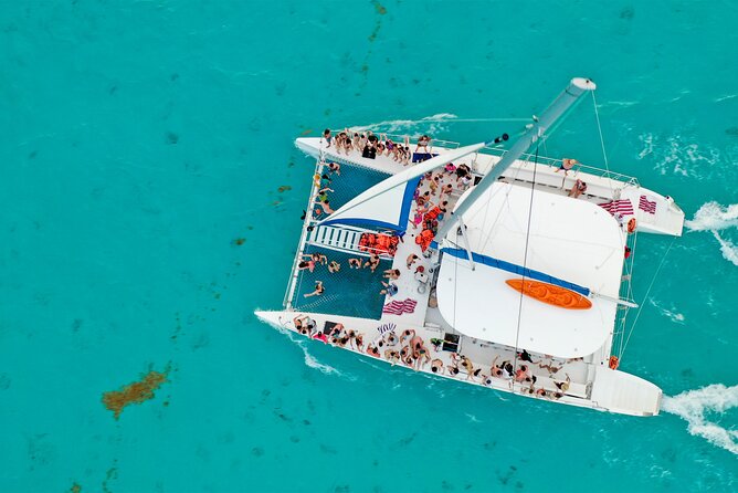 Catamaran Tour to Isla Mujeres Open bar and Lunch - The Return Cruise, Open Bar, and Sunset Option