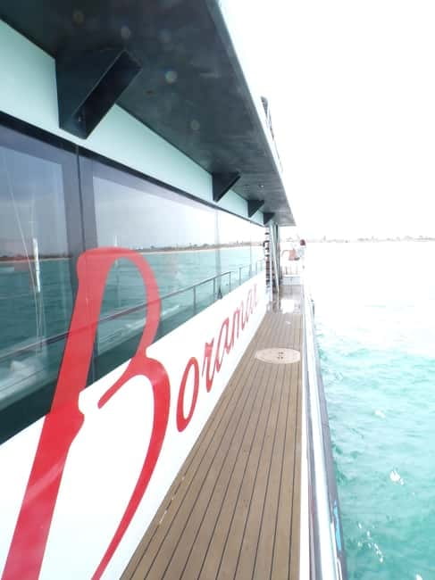 Catamaran trip and visit to the mussel nurseries with a snack - How the 50-minute schedule works