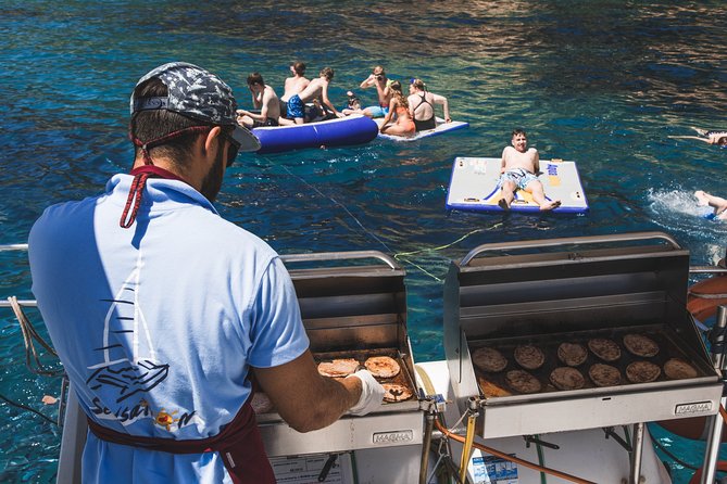 Catamaran trip with other groups along the Costa Brava. Saturday. - What the $60.01 price really covers