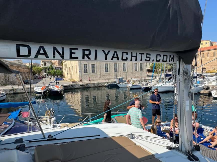 Chania Old Port: All-inclusive Catamaran Trip Agioi Theodori - Key points to know before booking