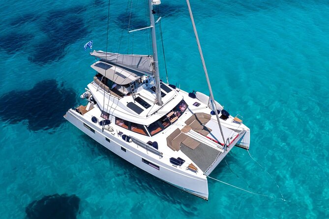 Chania: Private Day Catamaran Cruise with Swimming and Meal - What the private catamaran setup means