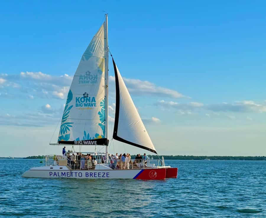 Charleston Harbor Daytime Sightseeing Cruise with Music - Settling onto the 55-foot Palmetto Breeze