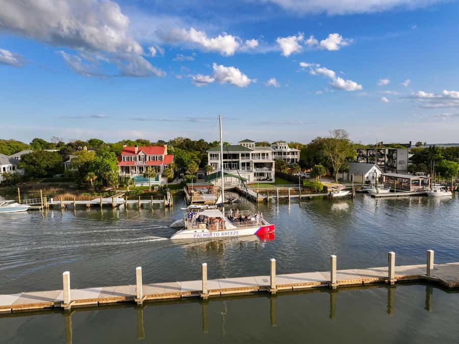 Charleston Harbor Mimosa Brunch Cruise with Brunch Bites - Music instead of narration