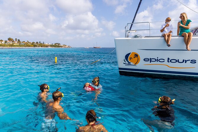 Chill and Grill Catamaran Tour in Bonaire - Klein Bonaire and the second water stop