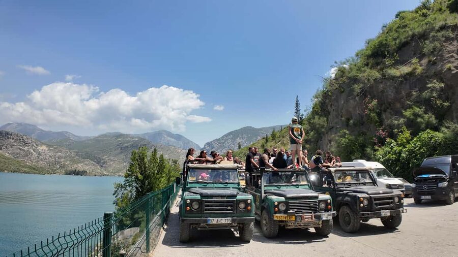 City of Side: Jeep Safari with Lunch and Catamaran Cruise - Green Lake is the day’s best pause