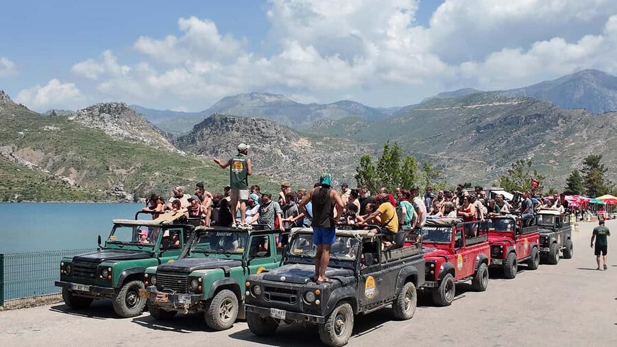 City of Side: Jeep Safari with Lunch and Catamaran Cruise - The morning pickup from Side