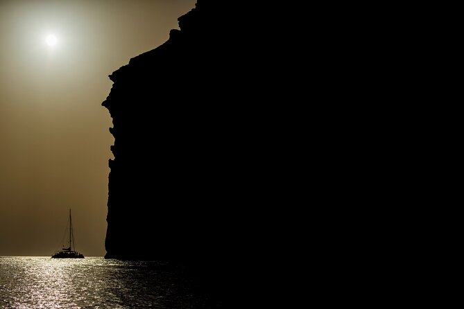 Comfort Max Catamaran Caldera Cruise with BBQ and Drinks - A Greek BBQ served at sea
