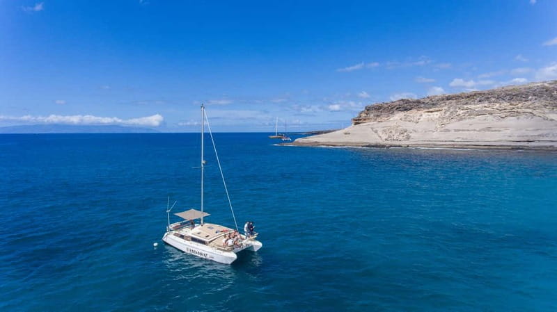 Costa Adeje: Private Catamaran Tour 22 Persons Max - Sunbathing, drinks, and time on deck