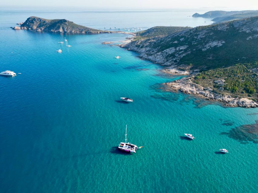 Côte d'Azur: Half-Day Coastline Catamaran Sailing Tour - Anchoring for the best part: swimming and paddling