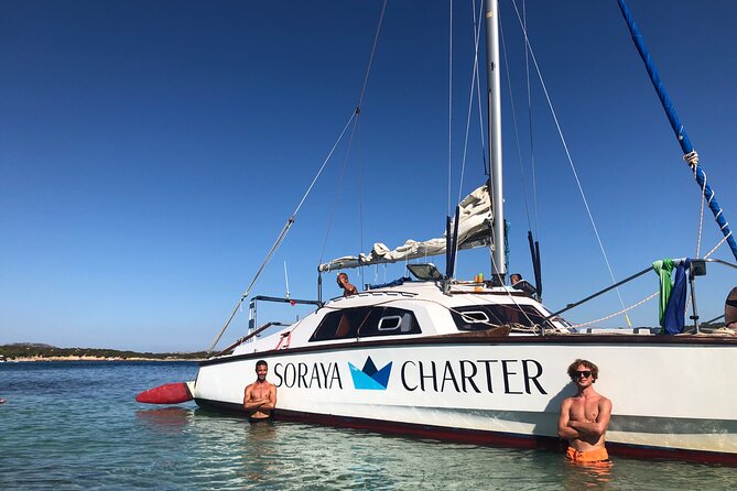Daily cruise on a sailing catamaran on the La Maddalena archipelago - The final stop gives you the most freedom
