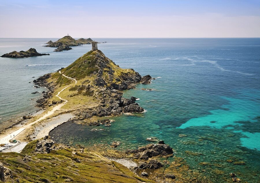 Day trip on a catamaran in the bay of ajaccio - The Sanguinaires Islands and their dark coastal beauty