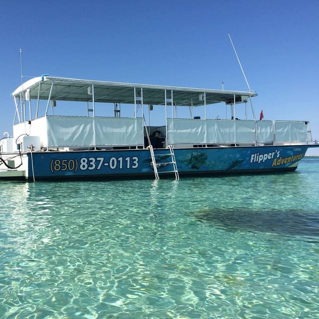 Destin: Crab Island Catamaran Tour with Dolphin Watching - Key points at a glance