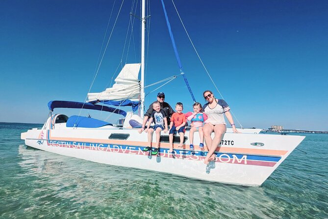 Destin Private Catamaran and Snorkeling Tour 3 or 4hrs - Snorkeling and shell hunting near Crab Island