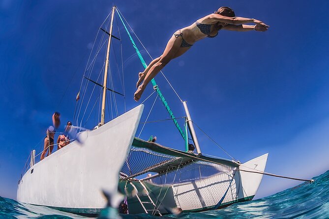 Discover Isla Mujeres: Catamaran, Snorkeling, and "Ice Bar" - Boarding at the Cancun marina