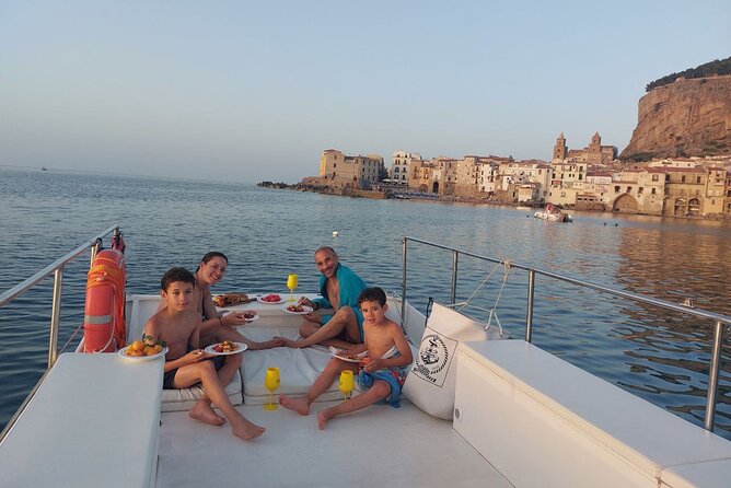 Discovering Cefalù's Coastline Activity on a Mini Catamaran - Snacks, drinks, music, and the Sicilian feel