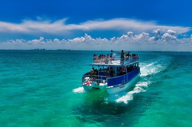 Discovering Isla Mujeres on a Double Decker Catamaran - Isla Mujeres beach-club time and buffet lunch