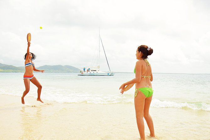 EAST Shared Cruise : OCÉANE Full day catamaran to Ile aux Cerfs - Trou d’Eau Douce: coral, fish, and lunch on board