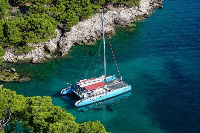 Elaphiti Islands by Catamaran with snacks and unlimited drinks from Dubrovnik - Starting at Gruž port around 9:30