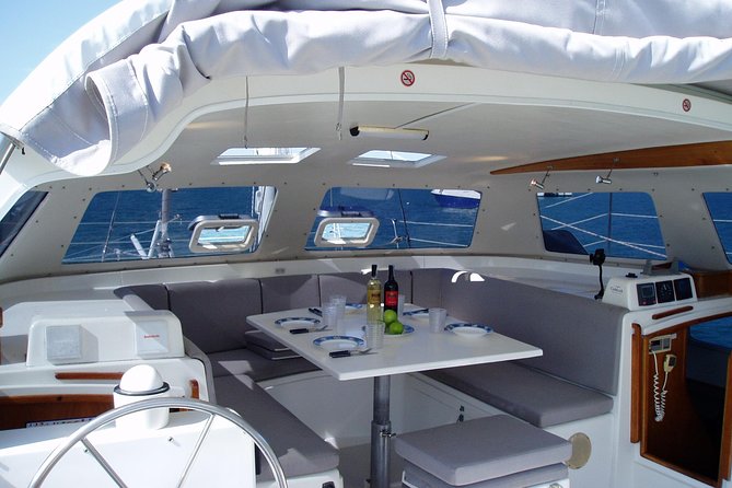 Exclusive private catamaran island hopping experience - Lunch at the beach restaurant is extra