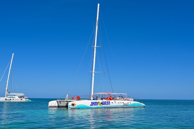 Family Catamaran Cruise from Jamwest Beach Negril Hotels - Starting at Jamwest Beach in the afternoon