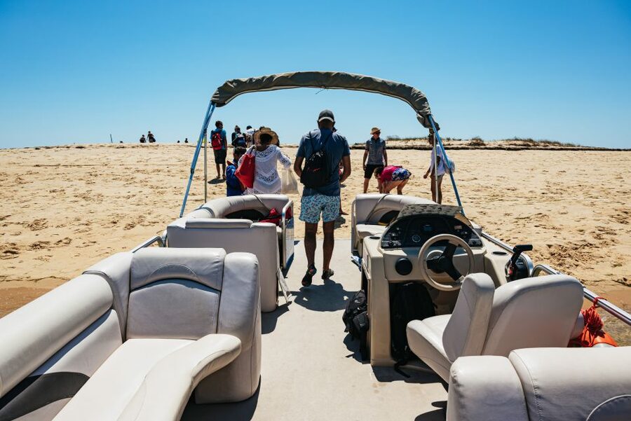 Faro: Deserta Island and Farol Island Catamaran Boat Trip - What to bring for a comfortable outing