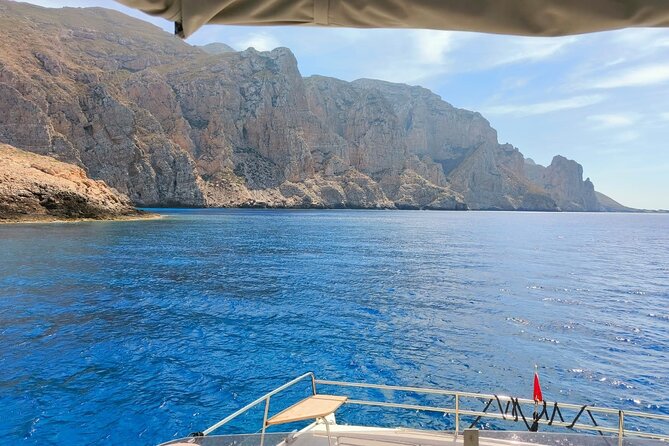 Favignana Egadi Islands Luxury Catamaran Tour with Lunch - Cala Rossa and the Bue Marino coast