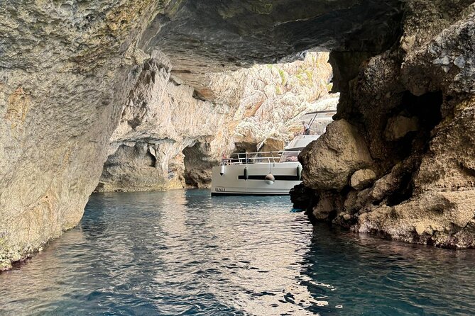 Favignana Egadi Islands Luxury Catamaran Tour with Lunch - Cala Azzurra and the return aperitif