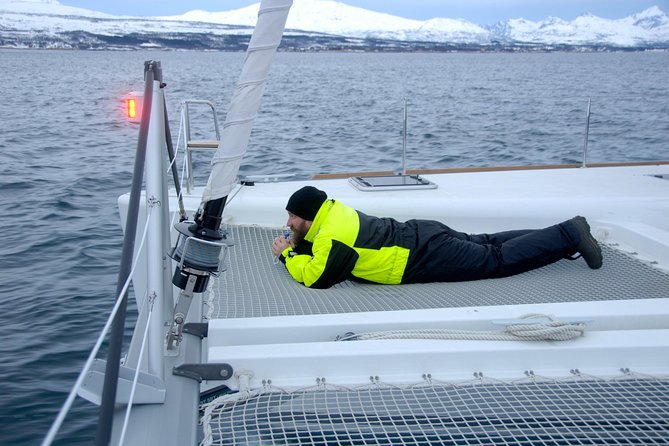 Fjord Cruise with Luxury Catamaran in Tromso - Meeting skipper Per and hearing local stories