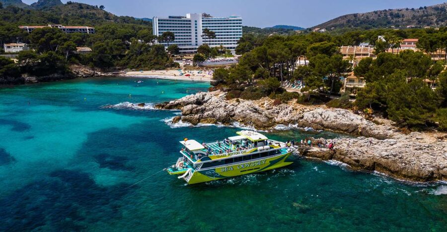 Font de Sa Cala: East Coast Glass-Bottomed Catamaran Tour - Setting out from Font de Sa Cala