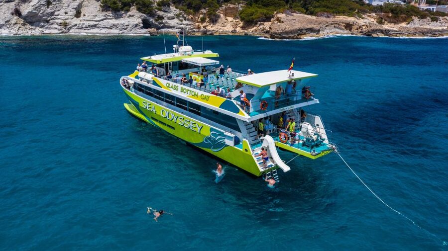 Font de Sa Cala: East Coast Glass-Bottomed Catamaran Tour - Choosing the Cala Millor route