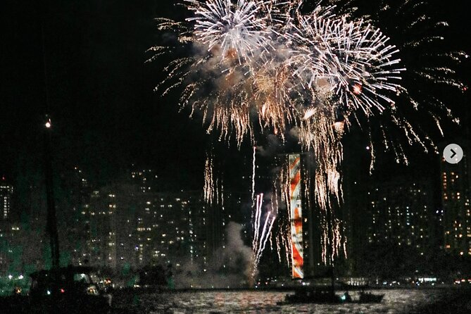 Friday Night Catamaran Fireworks Sail with Open Bar - A short Waikiki sail with a clear purpose