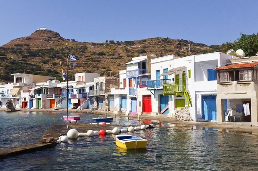 From Adamas: Milos and Poliegos Catamaran Cruise with Lunch - Kleftiko: the day’s main swimming stop