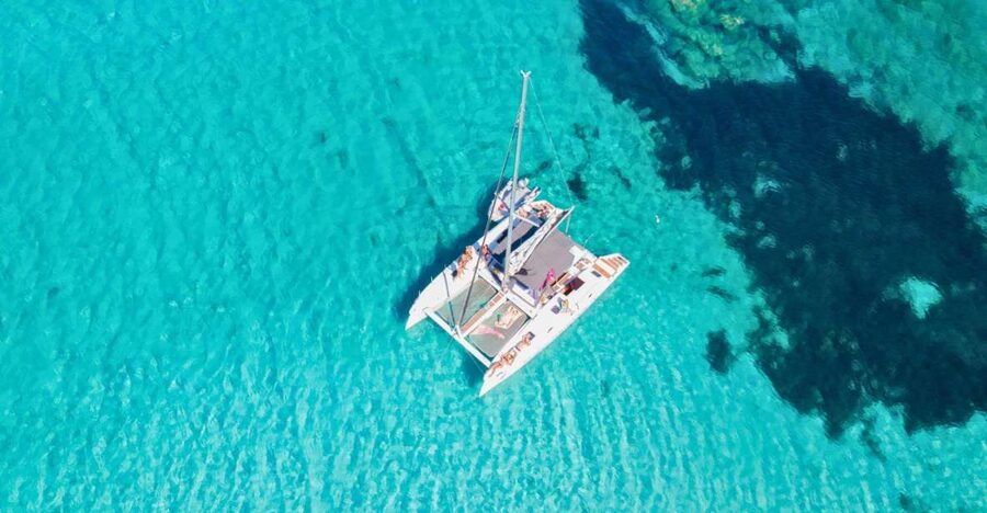 From Cannigione: Catamaran tour among La Maddalena islands - Setting out from Laconia between Cannigione and Palau