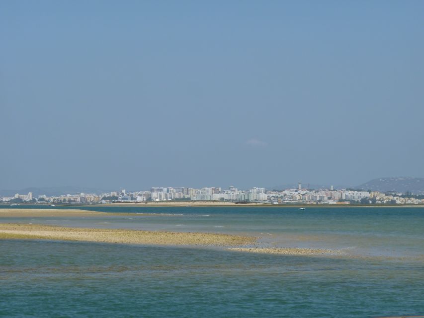 From Faro: 2-Island, 2-Stop Ria Formosa Catamaran Tour - A guided trip, not a full wildlife cruise