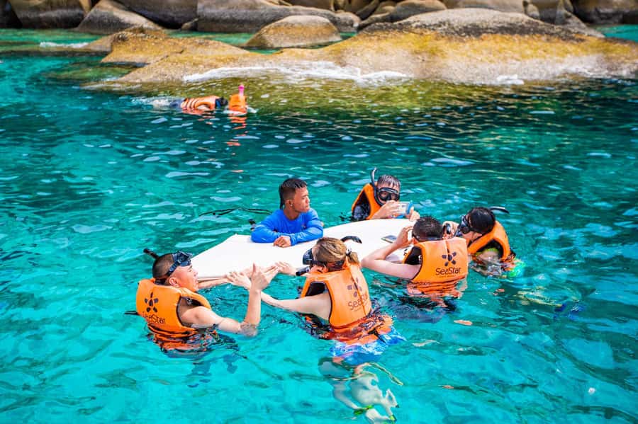 From Khao Lak: Similan Islands Day Trip by Luxury Catamaran - Islands 5 and 6, your first snorkeling stop
