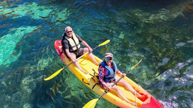 From Lagos: Ponta da Piedade Caves Kayak Tour from Catamaran - From Lagos Marina to the Ponta da Piedade cliffs