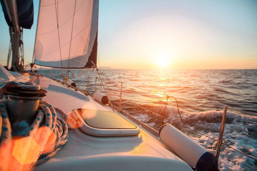 From Ma'alaea: 'Alihilani Sunset Sail Catamaran Tour - Sailing the AuAu Channel