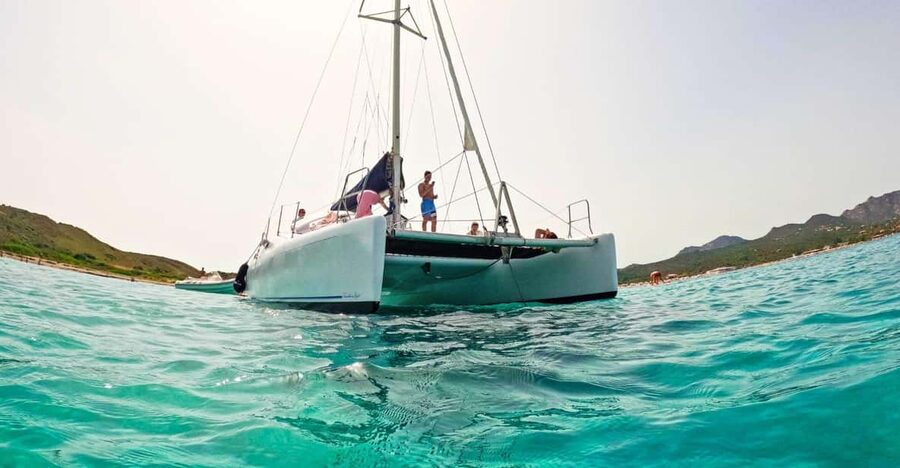 From Olbia: Tavolara or Cala Moresca Catamaran Tour - Hakuna Matata: a compact boat with room to relax
