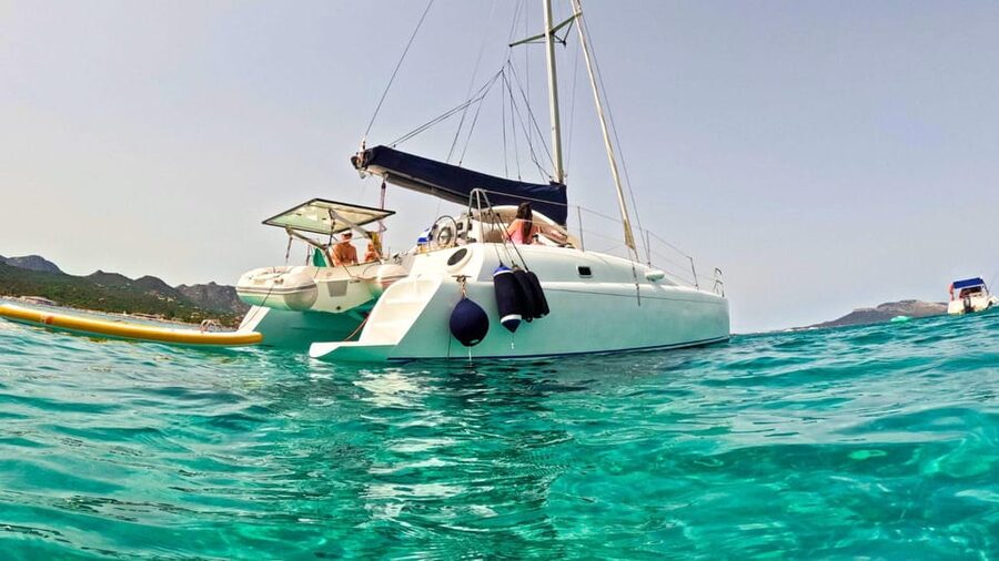From Olbia: Tavolara or Cala Moresca Catamaran Tour - The Tavolara route: white coves and a dramatic island outline