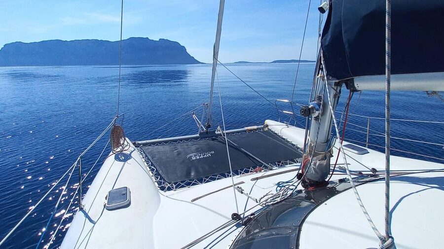 From Olbia: Tavolara or Cala Moresca Catamaran Tour - Sardinian food on board, not just a drink and a snack