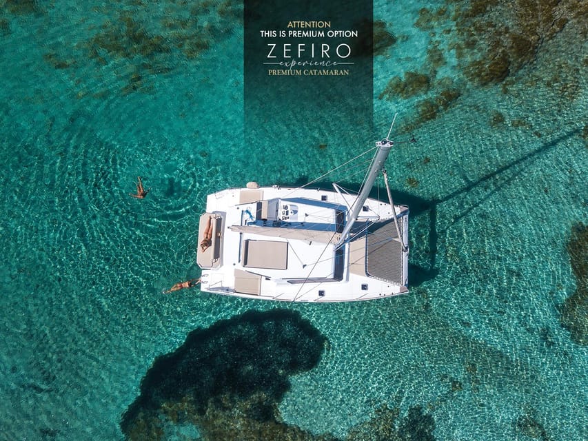 From Palau: La Maddalena Archipelago Catamaran Tour w/ Lunch - Stop three: swimming, snorkeling, or simply staying aboard